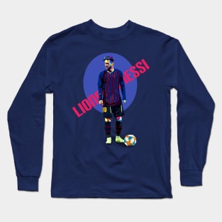 Lionell messi wpap art design Long Sleeve T-Shirt